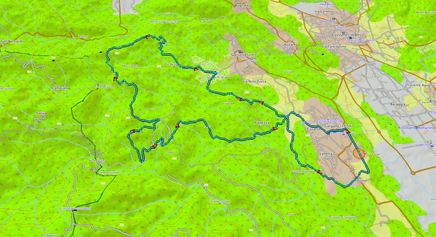 mappa trail folletto 2019 mini